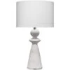 Guardian 27 Inch 150.00 Watt White Speckled Terrazzo Table Lamp Portable Light -Lighting Store 9guardianwh