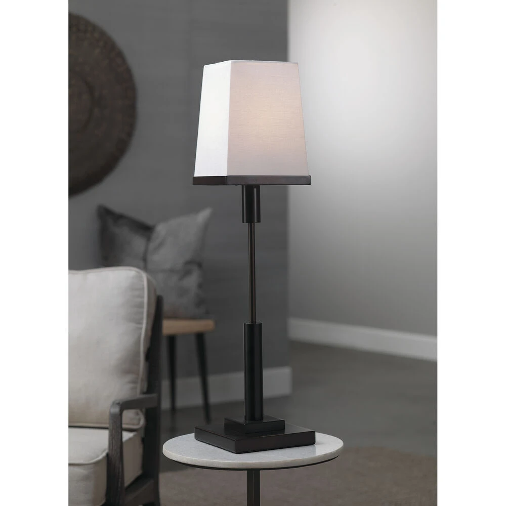 Jud 32 Inch 40.00 Watt Oiled Rubbed Bronze Table Lamp Portable Light 6 Jud 32 Inch 40.00 Watt Oiled Rubbed Bronze Table Lamp Portable Light - Image 4