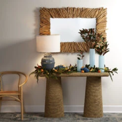 Kaya 26 Inch 150.00 Watt Blue Ceramic Table Lamp Portable Light -Lighting Store 9kayabld71cl 4