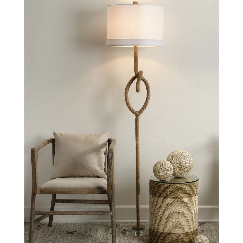 Knot 70 Inch 150 Watt Natural Floor Lamp Portable Light 4 Knot 70 Inch 150 Watt Natural Floor Lamp Portable Light - Image 2