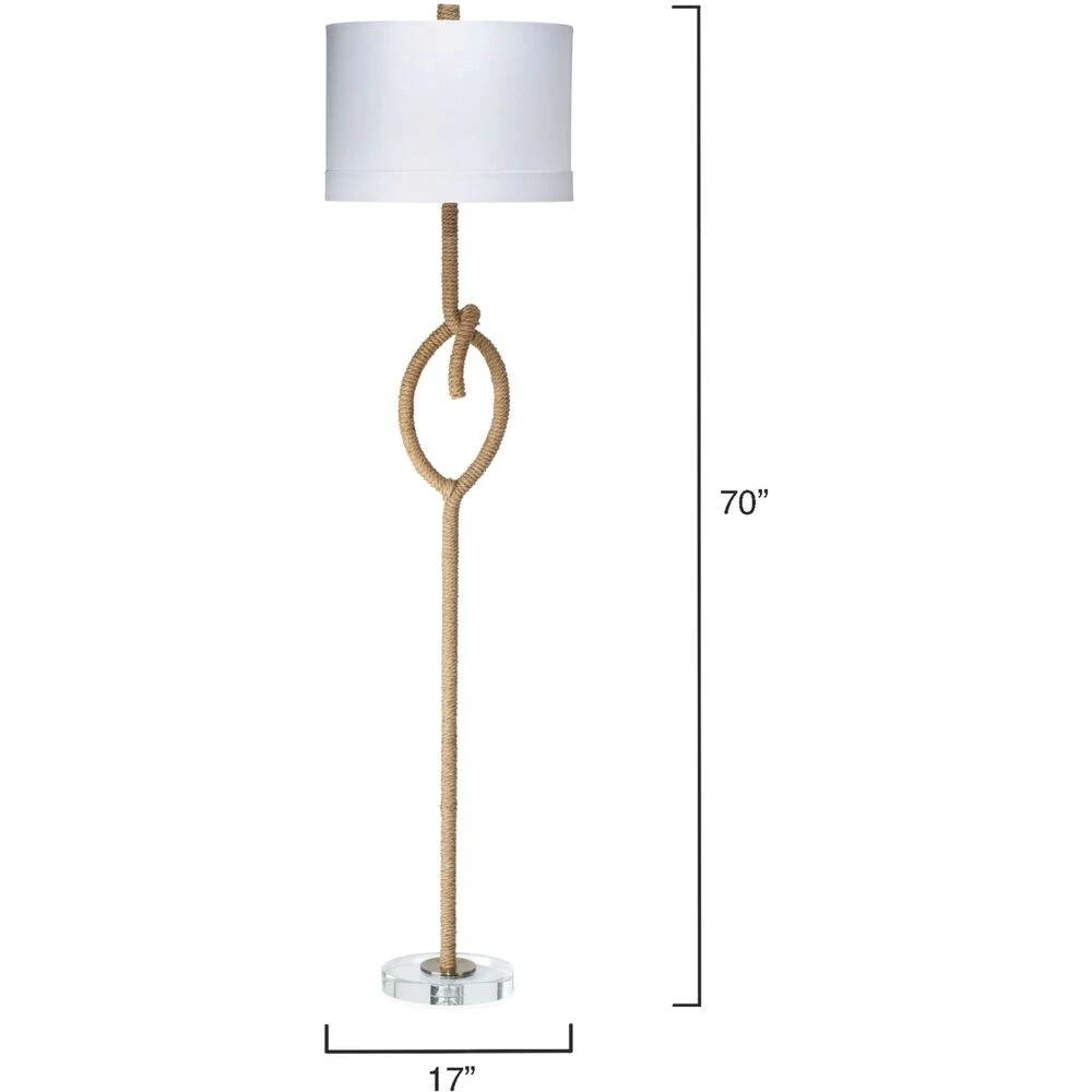Knot 70 Inch 150 Watt Natural Floor Lamp Portable Light 5 Knot 70 Inch 150 Watt Natural Floor Lamp Portable Light - Image 3