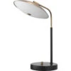 Marvin 20 Inch 7.00 Watt Brushed Brass & Matte Black Desk Lamp Portable Light 2 Marvin 20 Inch 7.00 Watt Brushed Brass & Matte Black Desk Lamp Portable Light -Lighting Store 9marvintlbk 1