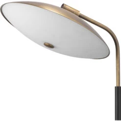 Marvin 20 Inch 7.00 Watt Brushed Brass & Matte Black Desk Lamp Portable Light -Lighting Store 9marvintlbk 7 1