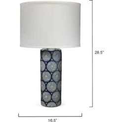Neva 29 Inch 150.00 Watt Blue And Table Lamp Portable Light -Lighting Store 9nevabld131c 5