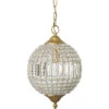 Crystal Orb Pendant Ceiling Light -Lighting Store ls5crystclag
