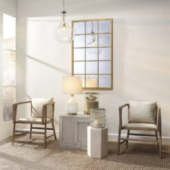 Sutton 1 Light 13 Inch Clear Pendant Ceiling Light -Lighting Store ls5suttonab 4 1