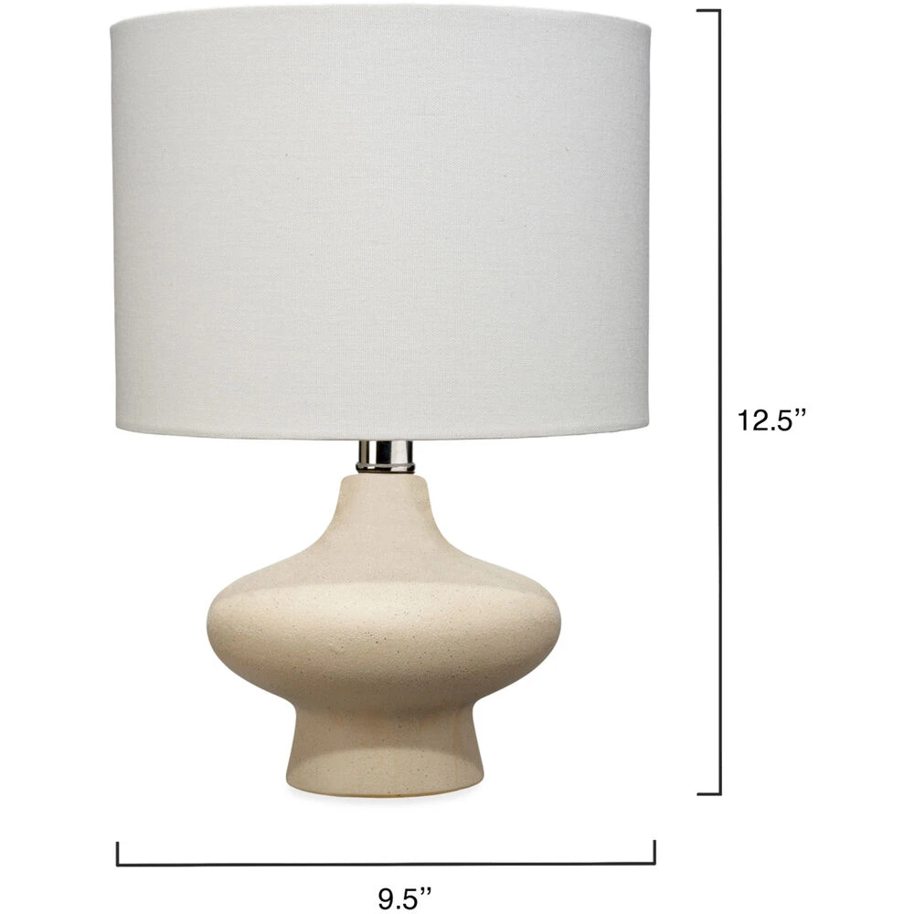 Dawkins 12.5 Inch 150.00 Watt Beige Table Lamp Portable Light 5 Dawkins 12.5 Inch 150.00 Watt Beige Table Lamp Portable Light - Image 3