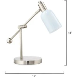 Draft 18 Inch 25.00 Watt Blue Task Lamp Portable Light -Lighting Store ls9draftnibl 2