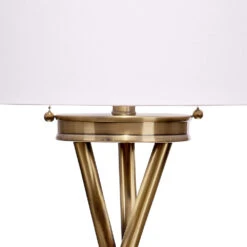 Manny 64 Inch 100.00 Watt Antique Brass Floor Lamp Portable Light -Lighting Store ls9mannyflab 3 1