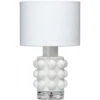 Seltzer 11.25 Inch 25.00 Watt White Table Lamp Portable Light -Lighting Store ls9seltzerwh