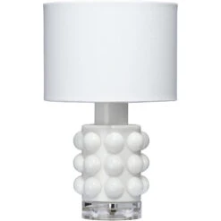 Seltzer 11.25 Inch 25.00 Watt White Table Lamp Portable Light