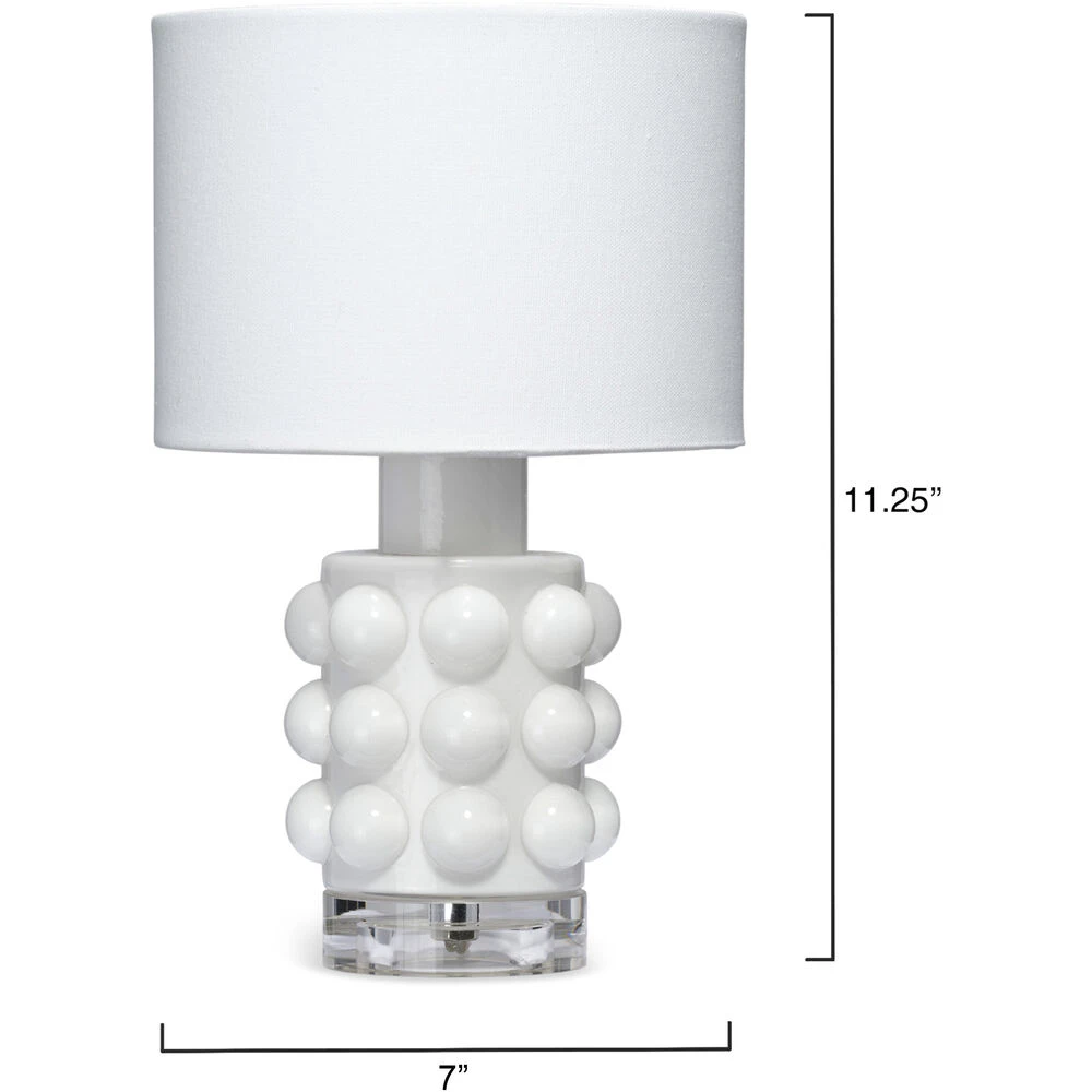 Seltzer 11.25 Inch 25.00 Watt White Table Lamp Portable Light 4 Seltzer 11.25 Inch 25.00 Watt White Table Lamp Portable Light - Image 2